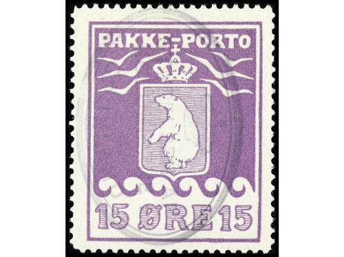 º GROENLANDIA. Yv. 1/9. PAQUETES POSTALES.9 valores. Mat. de