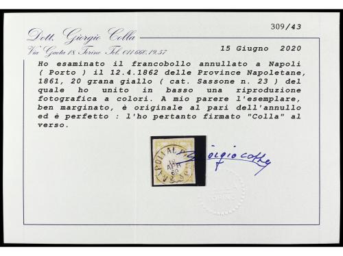 º ITALIA ANTIGUOS ESTADOS: DOS SICILIAS - NAPOLES. Yv. 16, S