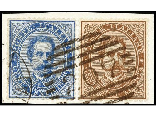 º ITALIA. Yv. 33/9, Sa. 37/43. SERIE COMPLETA, 7 valores. Mu