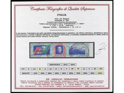 º ITALIA. Yv. Av. 48/9, Sa. P.A. 51/2. SERIE COMPLETA, 2 val