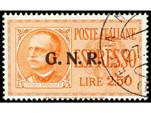 º ITALIA: REPUBLICA SOCIAL ITALIANA. Yv. Urgentes 1/2, Sa. 1