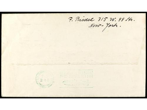 ✉ ESTADOS UNIDOS. Yv. A-17. 1933. CHICAGO a HAMBURGO. 50 cts