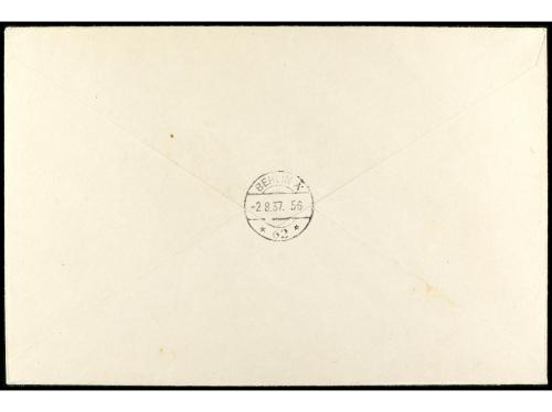 ✉ Mi. BK10. 1937. HB, en carta circulada, al dorso llegada. 