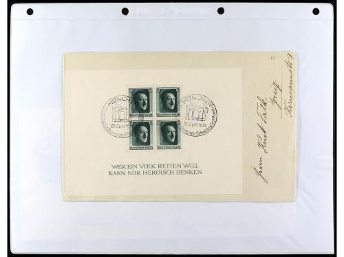 ✉ 1934-1940. COLECCIÓN DE 115 cartas con interesantes franqu