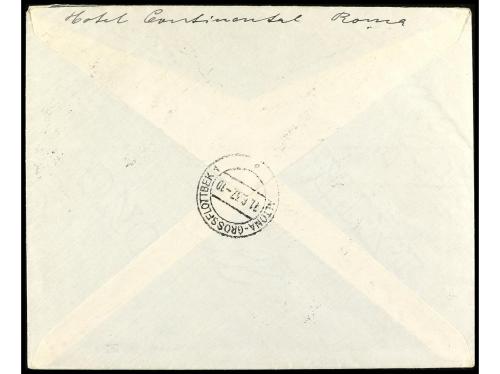 ✉ VATICANO. Yv. 66/71. 1937. Certificado a Alemania franquea