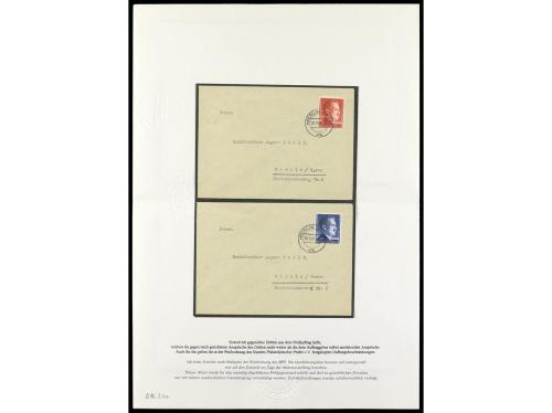 ✉ Mi. 781/98, 799A/ 802A. 1941-42 (1-8, 20-3). SERIE COMPLET