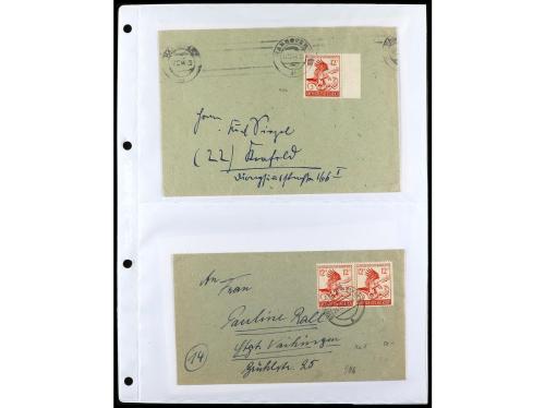 ✉ ALEMANIA. 1938-45. conjunto de 147 con diversos franqueos.