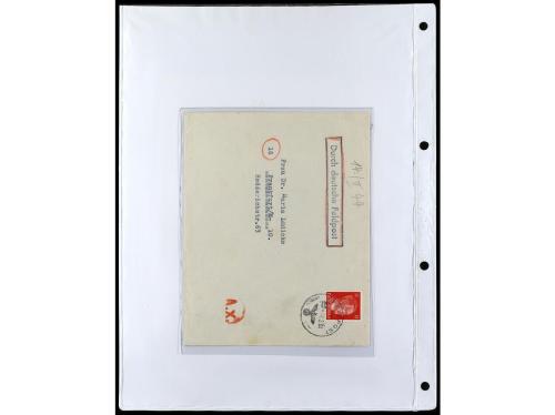 ✉ ALEMANIA. 1938-45. conjunto de 147 con diversos franqueos.