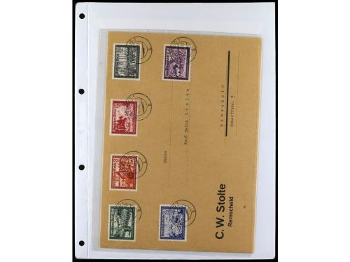 ✉ ALEMANIA. 1938-45. conjunto de 147 con diversos franqueos.