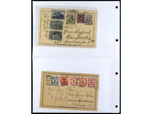 ✉ ALEMANIA. 1912-1933. Conjunto de 92 cartas con diversos fr