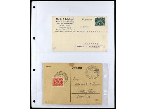 ✉ ALEMANIA. 1912-1933. Conjunto de 92 cartas con diversos fr