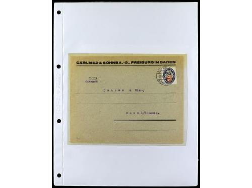 ✉ ALEMANIA. 1912-1933. Conjunto de 92 cartas con diversos fr