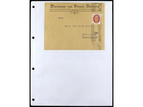 ✉ ALEMANIA. 1912-1933. Conjunto de 92 cartas con diversos fr