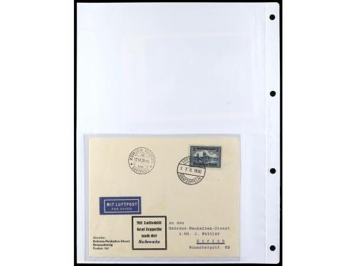 ✉ ALEMANIA. 1912-1933. Conjunto de 92 cartas con diversos fr