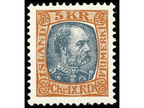 ** ISLANDIA. Yv. 34/46. 1902-1904. CHRISTIAN IX. Serie compl