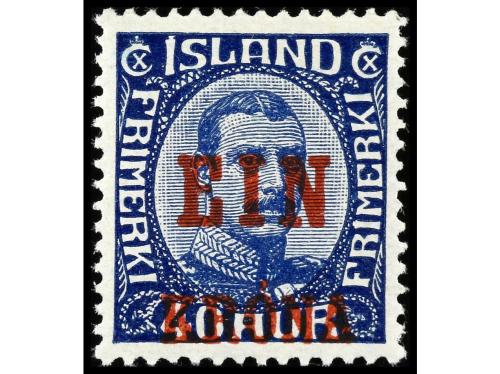 * ISLANDIA. Yv. 115/9, 120. SERIES COMPLETAS. 6 valores. LUJ