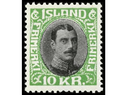 * ISLANDIA. Yv. 145/53. 1931-1934. CHRISTIAN X. Serie comple