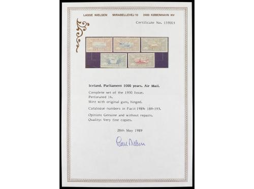 * ISLANDIA. Yv. Av. 1/11, 15/20. SERIES COMPLETAS. 17 valore