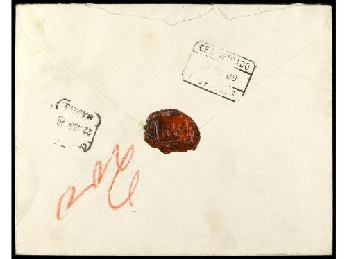 ✉ COLONIAS ESPAÑOLAS: RIO DE ORO. Ed. 35, 39 (2). 1908. RÍO 