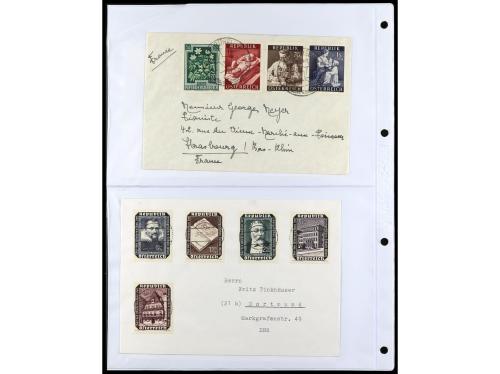 ✉ AUSTRIA. 1900-1960. Conjunto de más de 150 cartas con prec