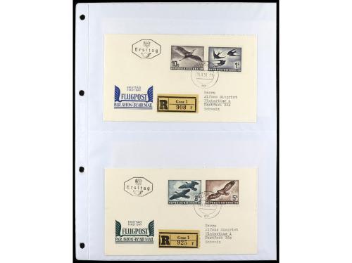 ✉ AUSTRIA. 1900-1960. Conjunto de más de 150 cartas con prec