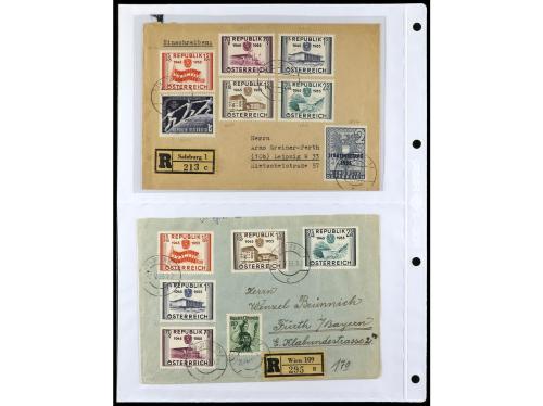 ✉ AUSTRIA. 1900-1960. Conjunto de más de 150 cartas con prec