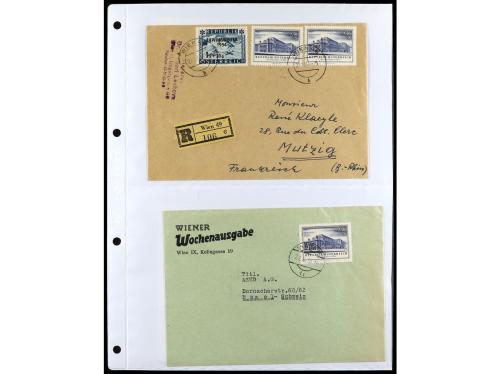 ✉ AUSTRIA. 1900-1960. Conjunto de más de 150 cartas con prec