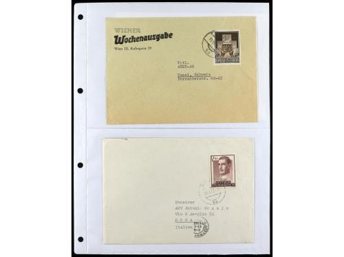 ✉ AUSTRIA. 1900-1960. Conjunto de más de 150 cartas con prec