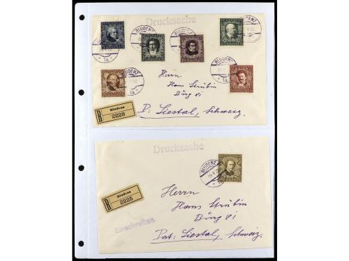 ✉ AUSTRIA. 1900-1960. Conjunto de más de 150 cartas con prec
