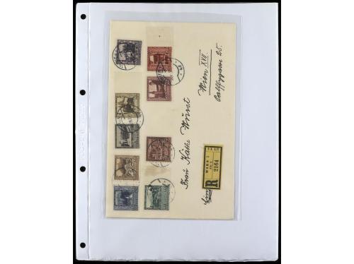 ✉ AUSTRIA. 1900-1960. Conjunto de más de 150 cartas con prec