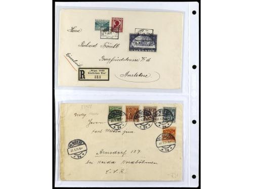 ✉ AUSTRIA. 1900-1960. Conjunto de más de 150 cartas con prec
