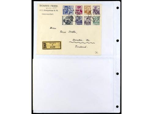 ✉ AUSTRIA. 1900-1960. Conjunto de más de 150 cartas con prec