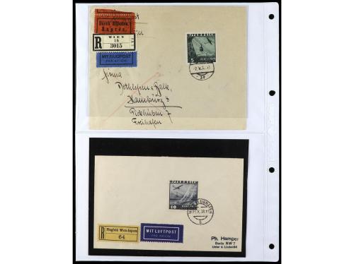✉ AUSTRIA. 1900-1960. Conjunto de más de 150 cartas con prec
