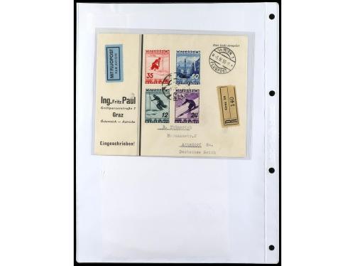 ✉ AUSTRIA. 1900-1960. Conjunto de más de 150 cartas con prec