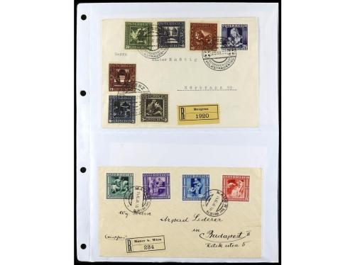 ✉ AUSTRIA. 1900-1960. Conjunto de más de 150 cartas con prec