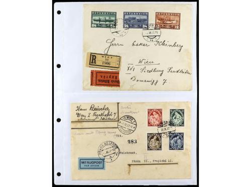 ✉ AUSTRIA. 1900-1960. Conjunto de más de 150 cartas con prec