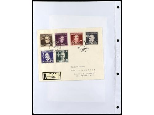 ✉ AUSTRIA. 1900-1960. Conjunto de más de 150 cartas con prec