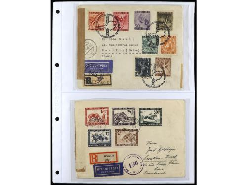 ✉ AUSTRIA. 1900-1960. Conjunto de más de 150 cartas con prec