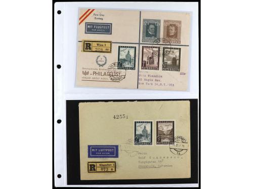 ✉ AUSTRIA. 1900-1960. Conjunto de más de 150 cartas con prec