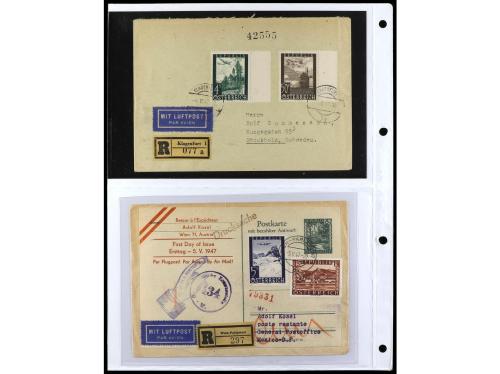 ✉ AUSTRIA. 1900-1960. Conjunto de más de 150 cartas con prec