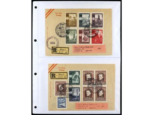 ✉ AUSTRIA. 1900-1960. Conjunto de más de 150 cartas con prec