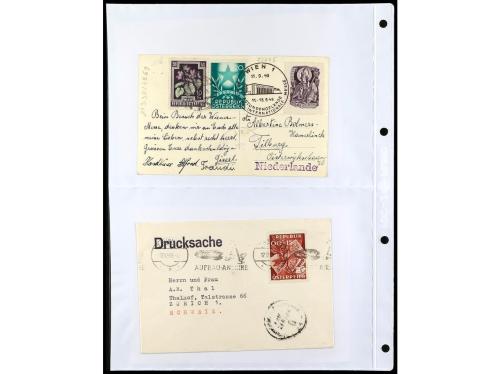 ✉ AUSTRIA. 1900-1960. Conjunto de más de 150 cartas con prec
