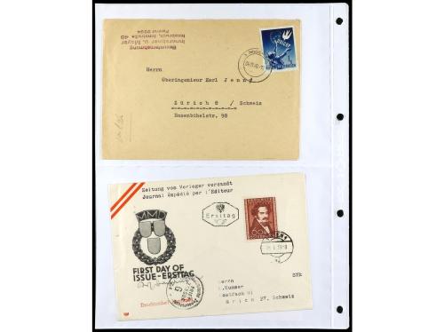 ✉ AUSTRIA. 1900-1960. Conjunto de más de 150 cartas con prec