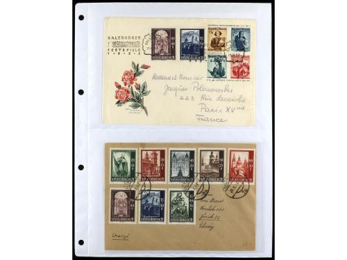 ✉ AUSTRIA. 1900-1960. Conjunto de más de 150 cartas con prec