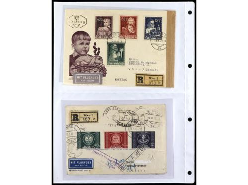 ✉ AUSTRIA. 1900-1960. Conjunto de más de 150 cartas con prec