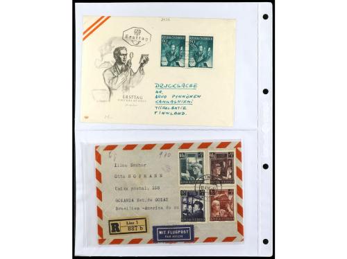 ✉ AUSTRIA. 1900-1960. Conjunto de más de 150 cartas con prec