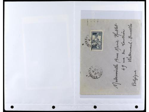 ✉ FRANCIA. 1924-1958. Conjunto de 50 cartas circuladas, prec