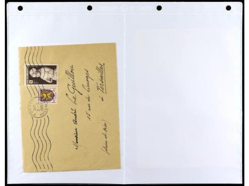 ✉ FRANCIA. 1924-1958. Conjunto de 50 cartas circuladas, prec