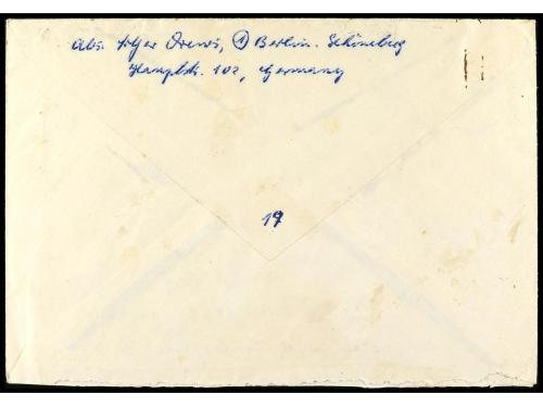 ✉ ALEMANIA ORIENTAL: REPUBLICA DEMOCRATICA. Mi. 68/70. 1951.