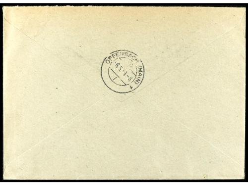 ✉ COLONIAS FRANCESAS. Yv. 38/41. 1949. BADEN. FREIBURG a OFF